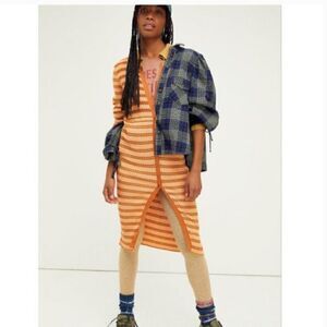 Free People Vista Cardi Cardigan Midi Dress